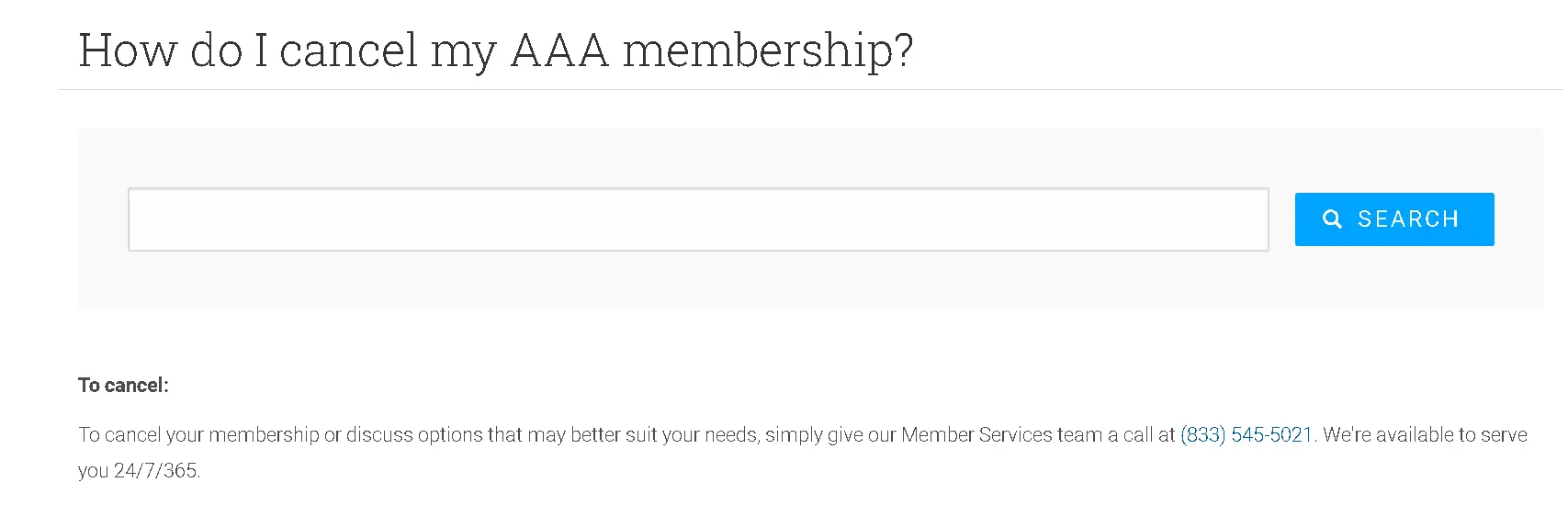 how to cancel AAA Insurance Subscription open phone number.webp