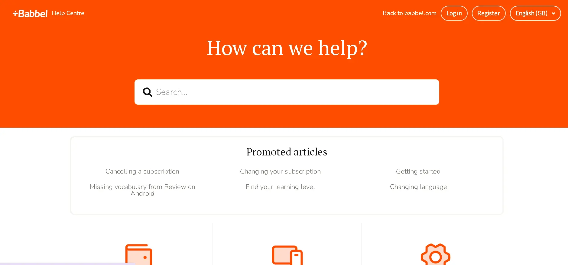 Babbel Subscription open home page.webp