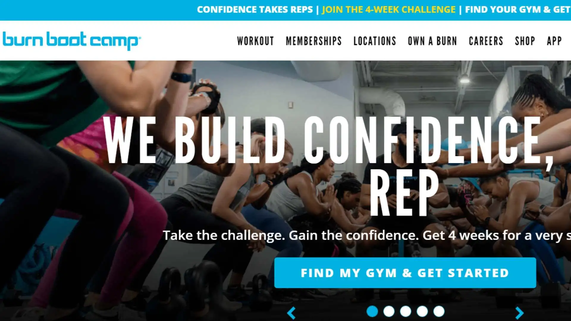 Burn Boot Camp Front Page