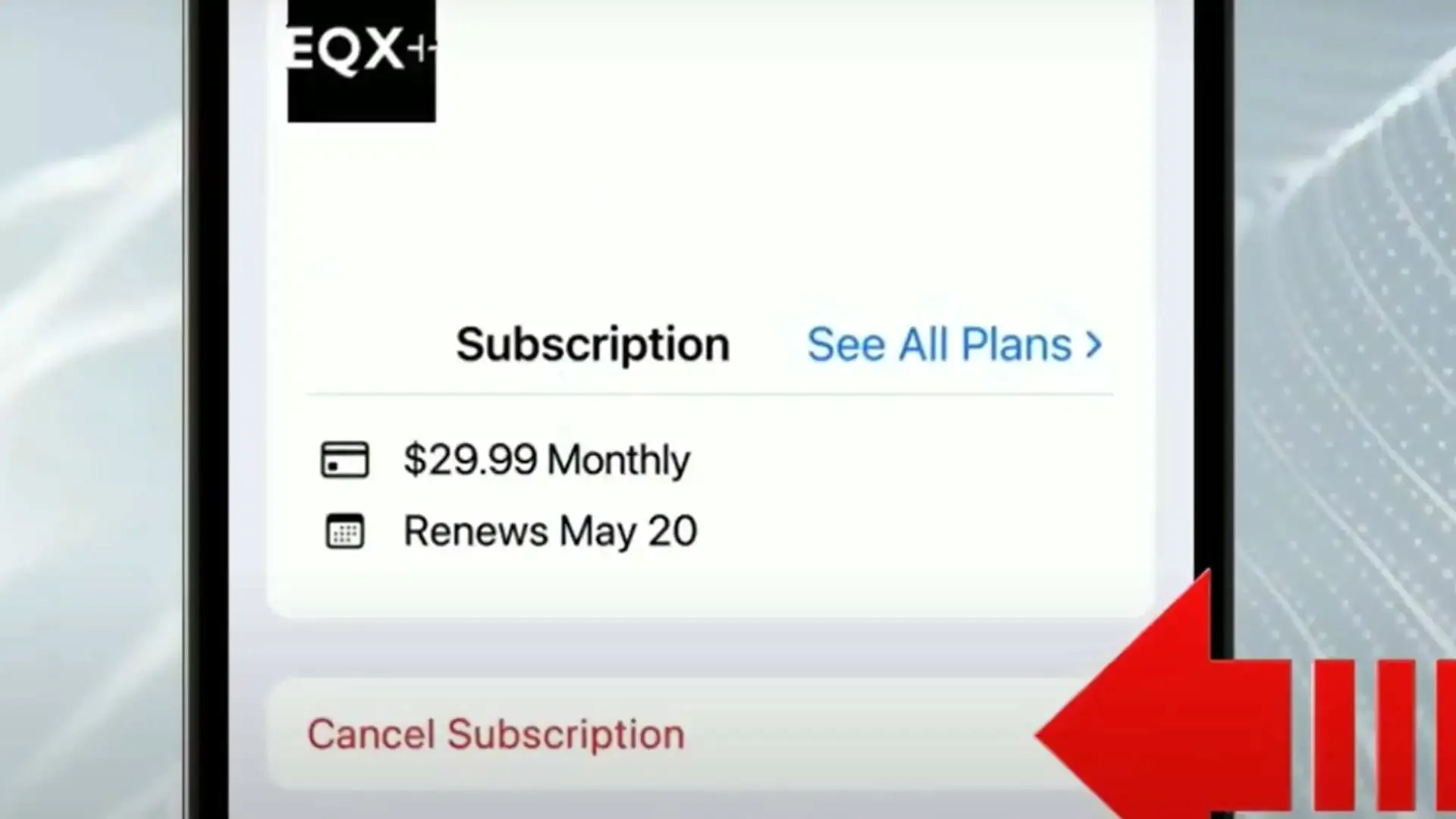 Cancel Equinox Subscription via Android device.webp