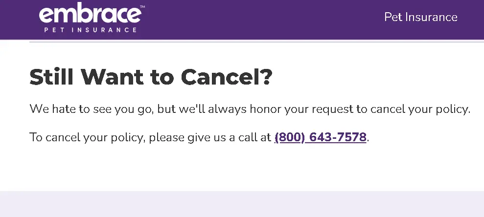 how to cancel Embrace Subscription open cancel phone number.webp