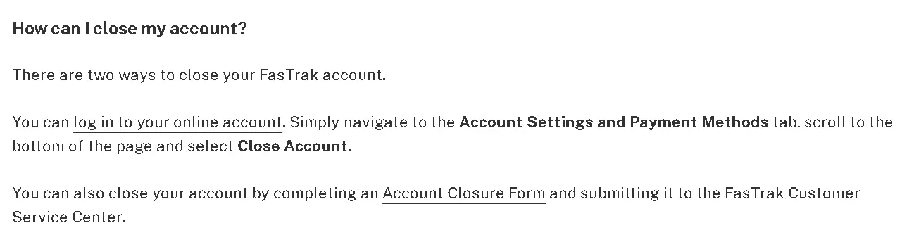 How to cancel FasTrak Subscription open cancellation process.webp
