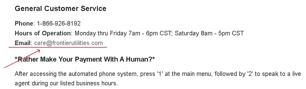 how to cancel Frontier Utilities Subscription open email.webp