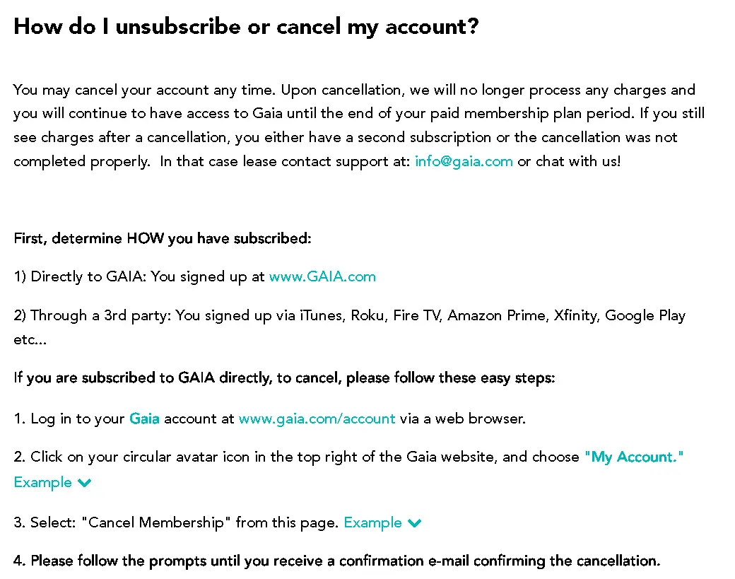how to cancel Gaia cancellation process subscription.webp