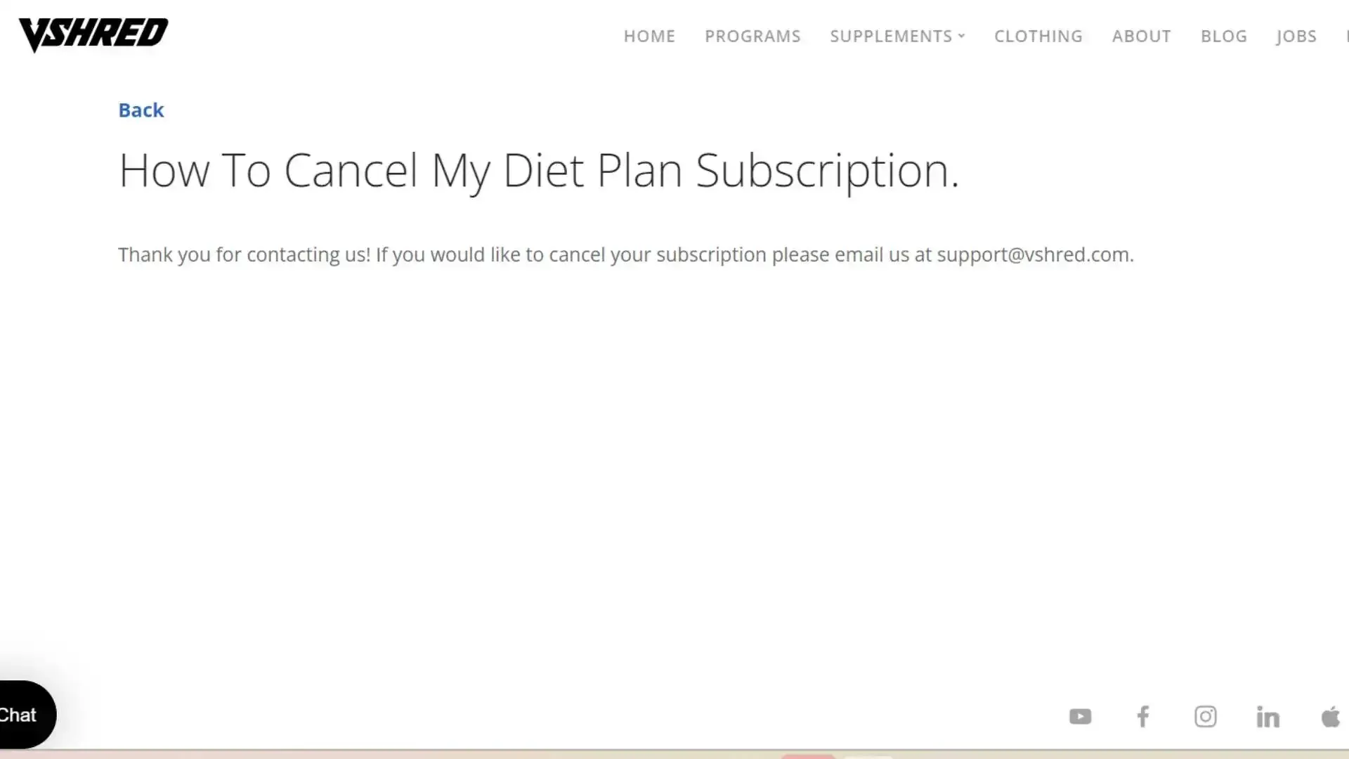 How to Cancel V Shred Subscription