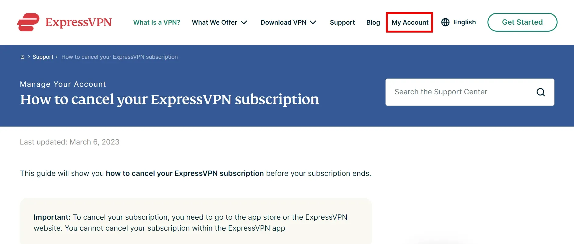 How to Cancel ExpressVPN Subscription/Membership?