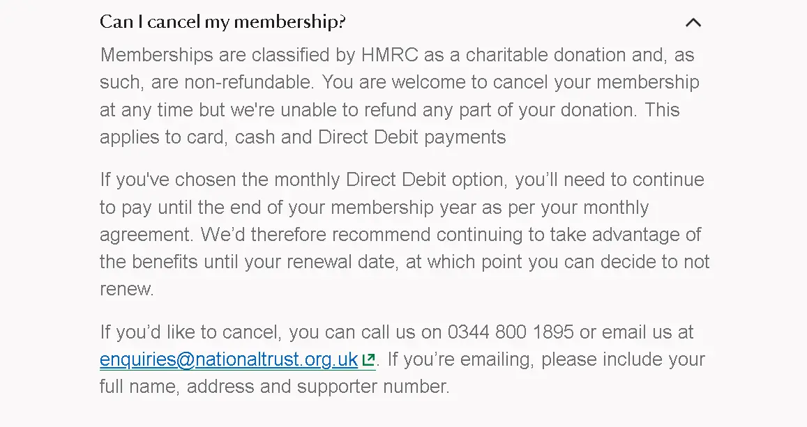 how to cancel open National Trust Subscription.webp