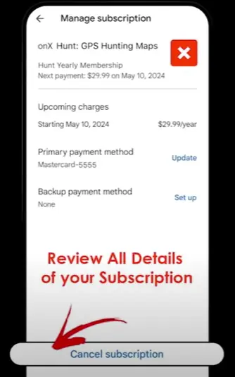 how to cancel Rhapsody Subscription open review details.webp