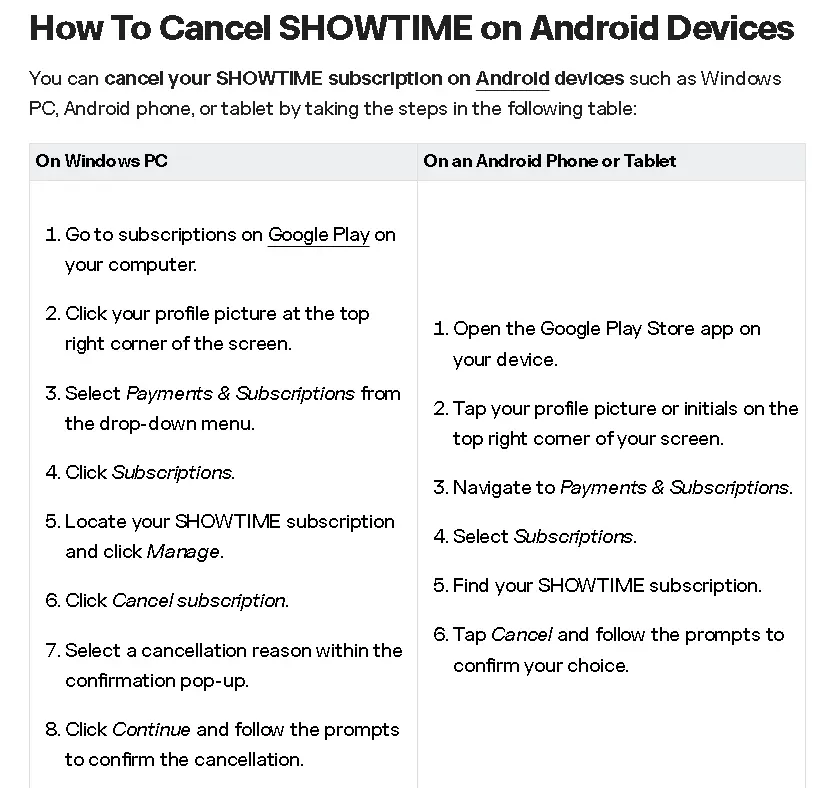 how to cancel Showtime Subscription open Android.webp