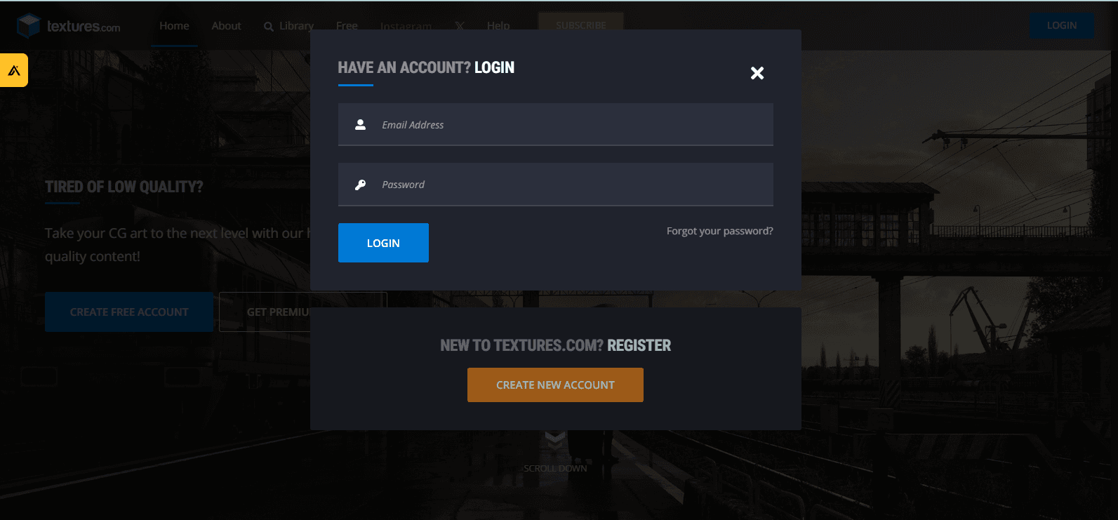 Texture login page.png